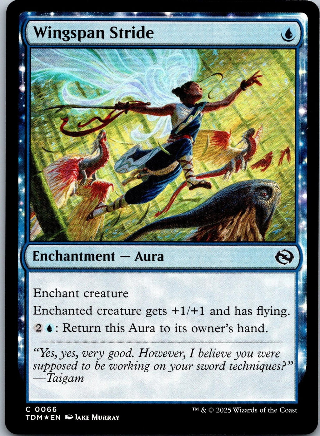 Wingspan Stride 66 Common Tarkir: Dragonstorm Magic: The Gathering NM | HOKO