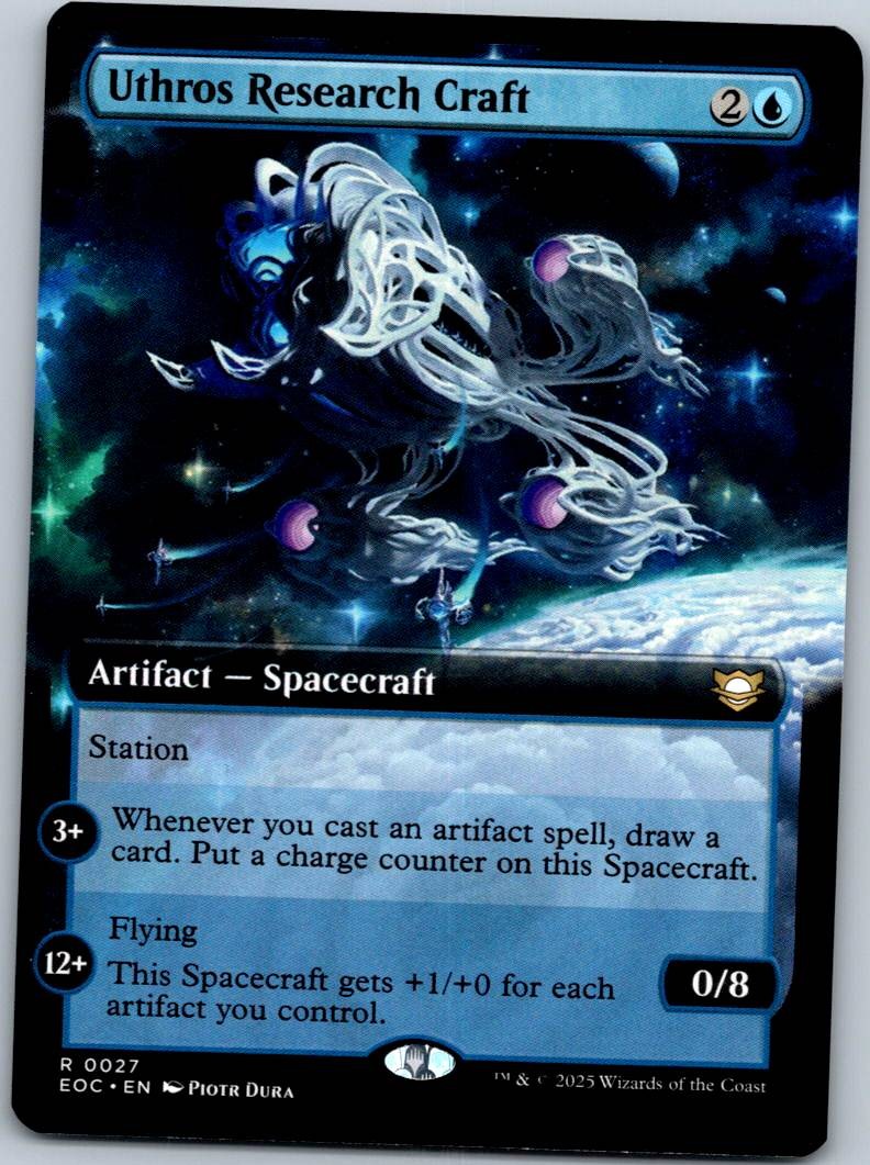 Uthros Research Craft (Extended Art) 27 Commander: Magic: The Gathering NM