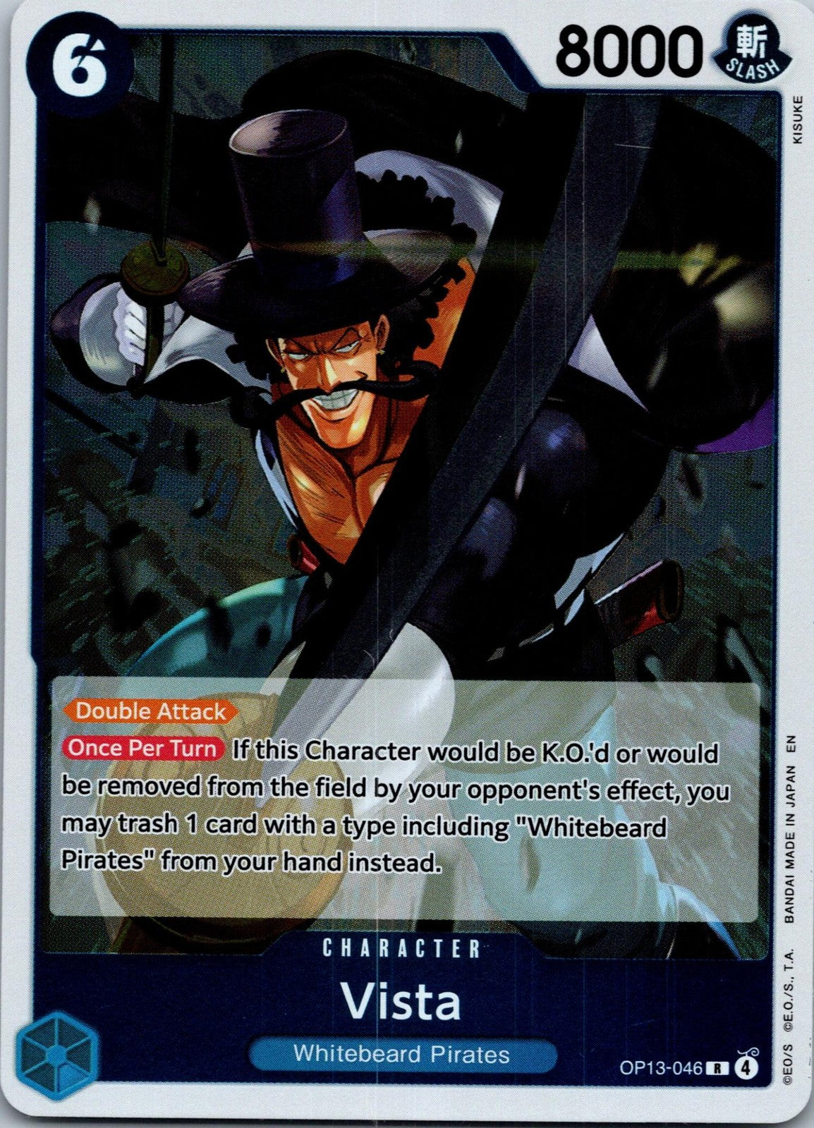 Vista OP13-046 Rare Carrying On His Will One Piece Foil Near Mint