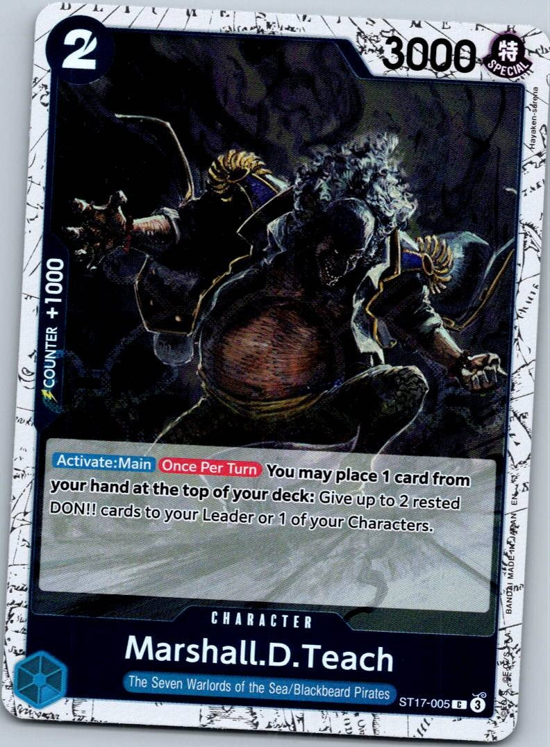 Marshall.D.Teach - ST17-005 Premium Booster -The Best- Vol. 2 One Piece NM