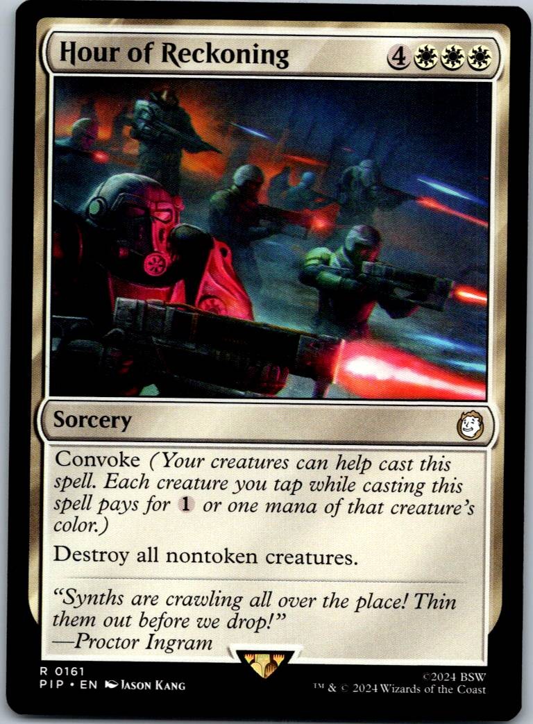 Hour of Reckoning 161 Rare Universes Beyond: Fallout Magic: The Gathering NM