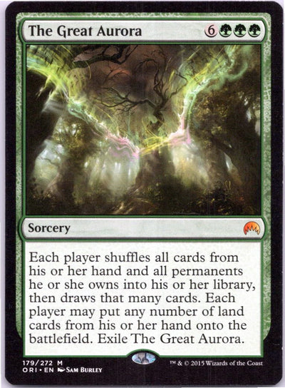 The Great Aurora 179 Mythic Magic Origins Magic: The Gathering Near Mint