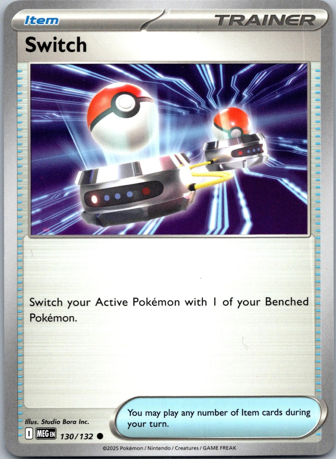 Switch 130/132 Common Mega Evolution Pokemon Near Mint