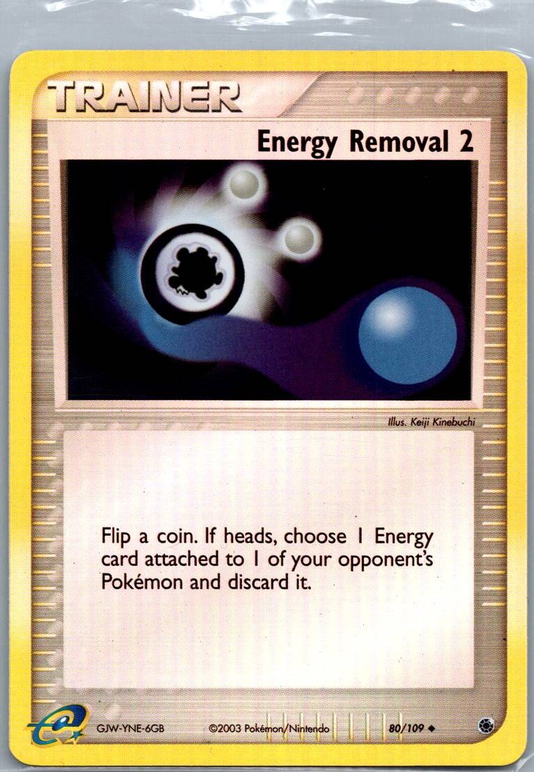 Energy Removal 2 80/109 Uncommon Ruby & Sapphire Pokemon Near Mint