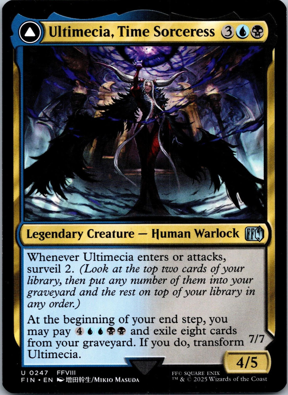 Ultimecia, Time Sorceress 247 Uncommon Final Fantasy Magic: The Gathering NM