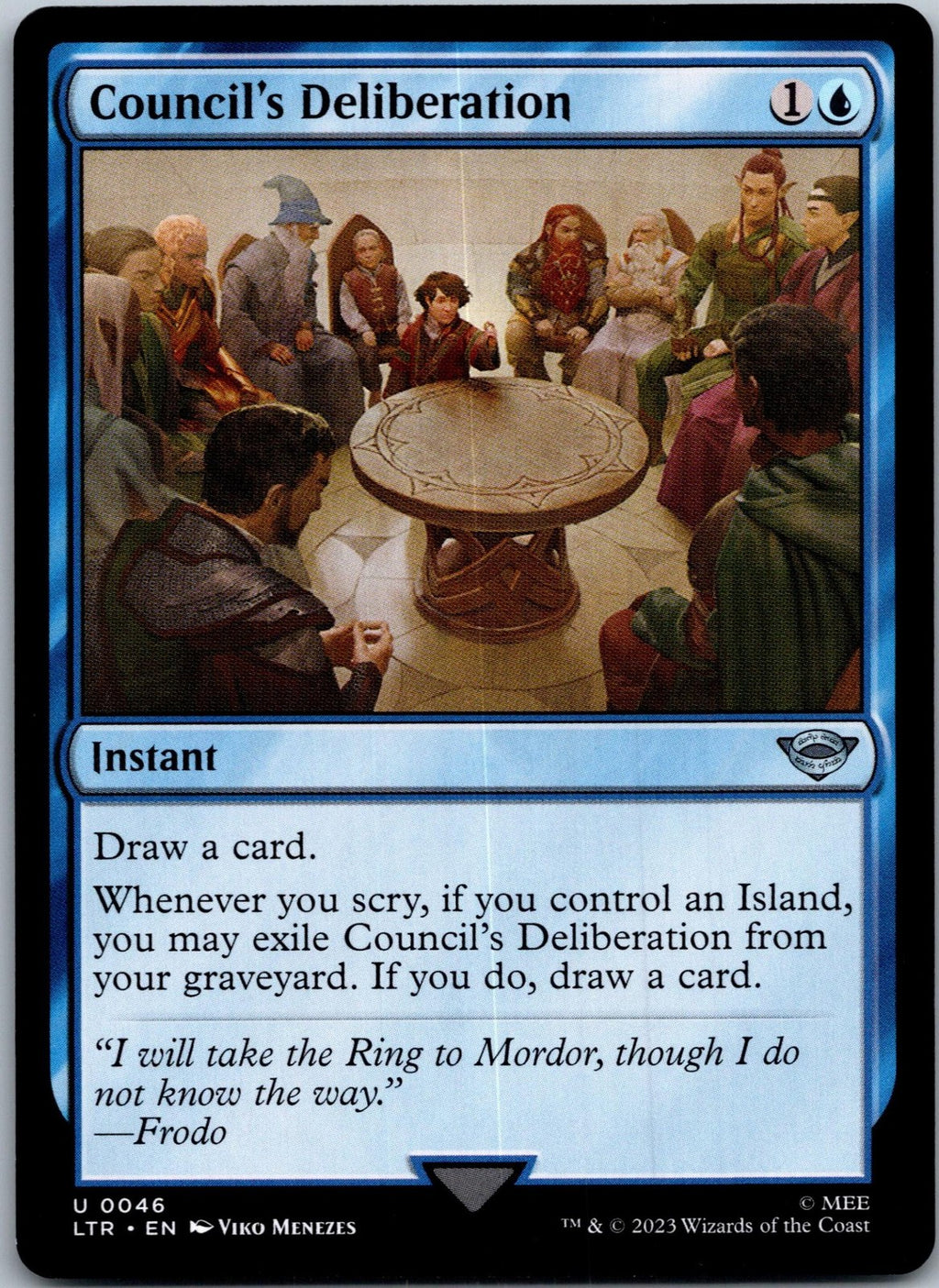 Council's Deliberation The Lord of the Rings: Magic: The Gathering NM