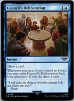 Council's Deliberation The Lord of the Rings: Magic: The Gathering NM