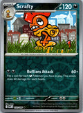 Scrafty 058/086 Uncommon White Flare Pokemon Near Mint