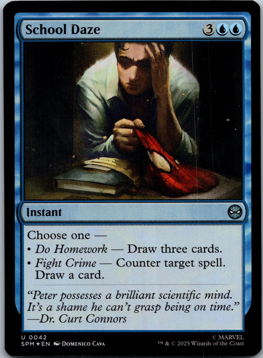School Daze 42 Uncommon Marvel's Spider-Man Magic: The Gathering Near Mint