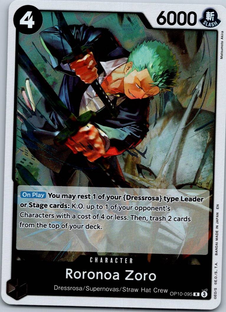 Roronoa Zoro - OP10-095  OP10-095 Premium Booster -The Best- Vol. 2 One Piece NM