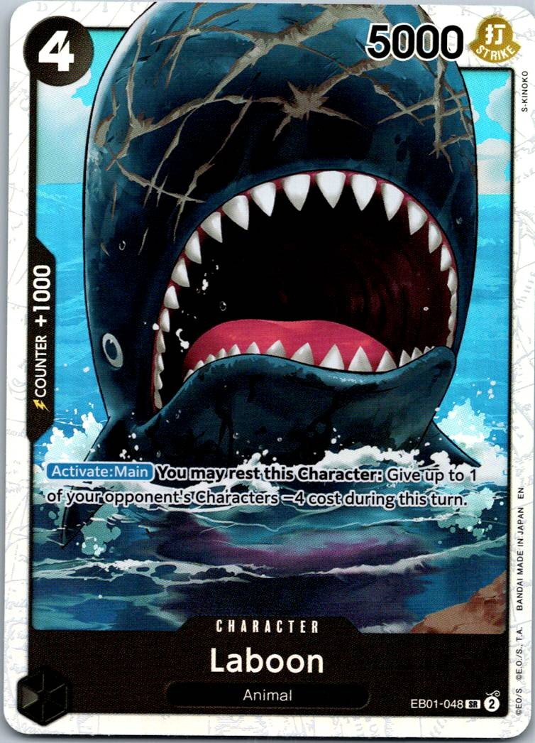 Laboon (048) EB01-048 Super Rare Extra Booster: Memorial Collection One Piece NM