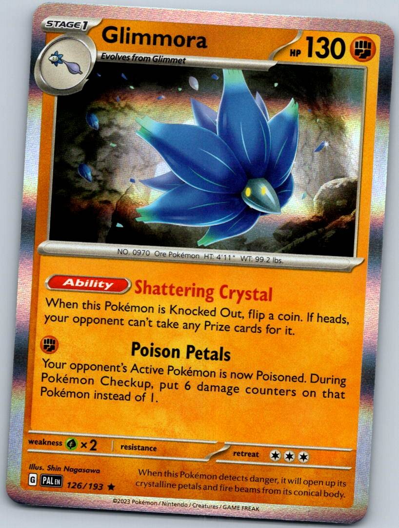 Glimmora 126/193 Rare Paldea Evolved Pokemon Near Mint