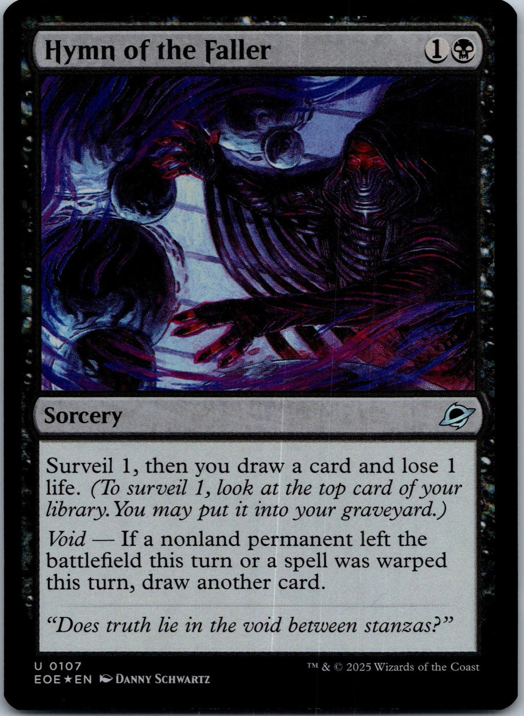 Hymn of the Faller 107 Uncommon Edge of Eternities Magic: The Gathering NM