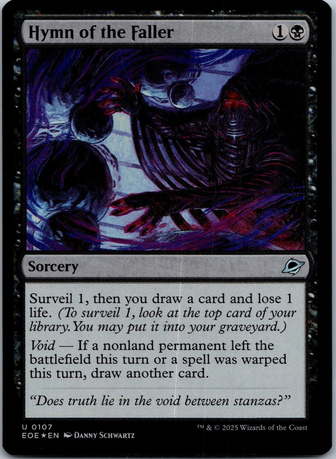 Hymn of the Faller 107 Uncommon Edge of Eternities Magic: The Gathering NM