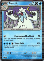 Beartic 026/086 Rare Black Bolt Pokemon Near Mint