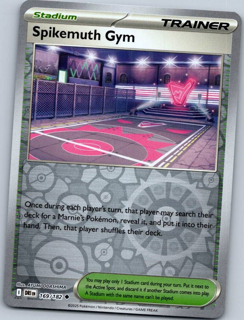 Spikemuth Gym 169/182 Reverse Destined Rivals Pokemon Near Mint