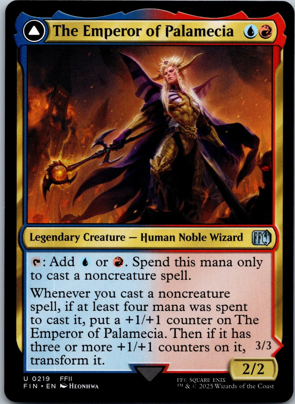 The Emperor of Palamecia 219 Uncommon FINAL FANTASY Magic: The Gathering NM