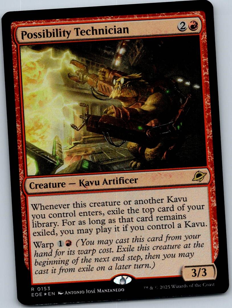 Possibility Technician 153 Rare Edge of Eternities Magic: The Gathering NM
