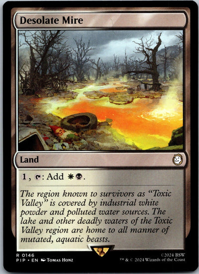 Desolate Mire 146 Rare Universes Beyond: Fallout Magic: The Gathering NM | HOKO