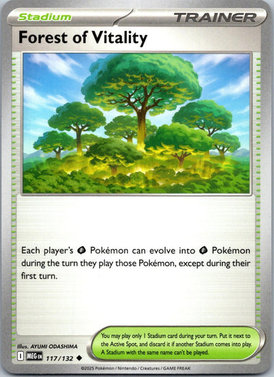 Forest of Vitality 117/132 Uncommon Mega Evolution Pokemon Near Mint