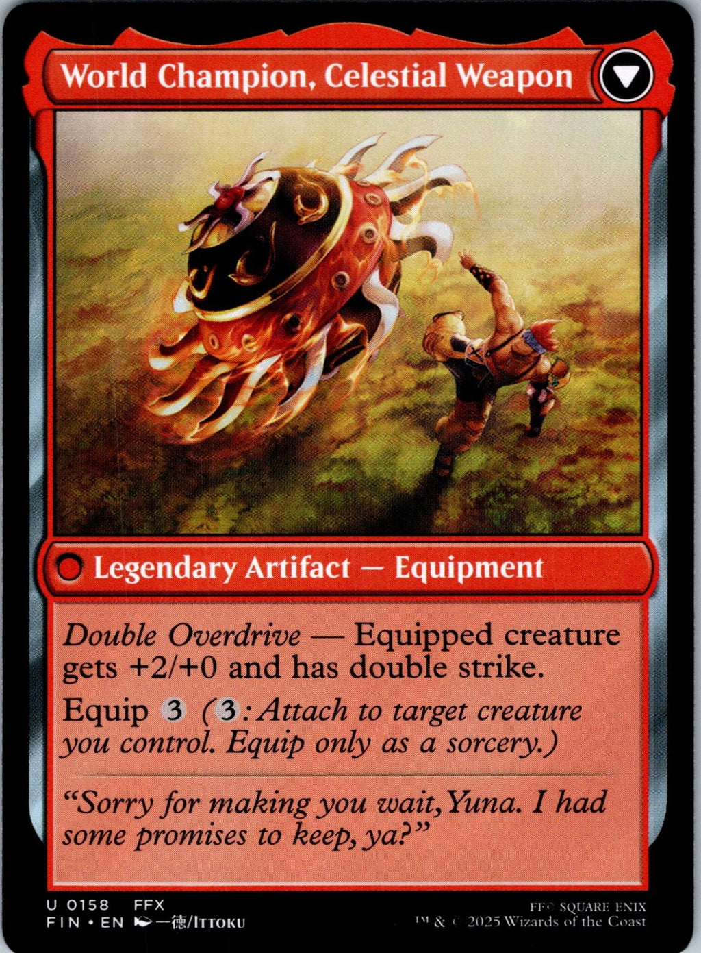 Sidequest: Play Blitzball 158 Uncommon Final Fantasy Magic: The Gathering NM