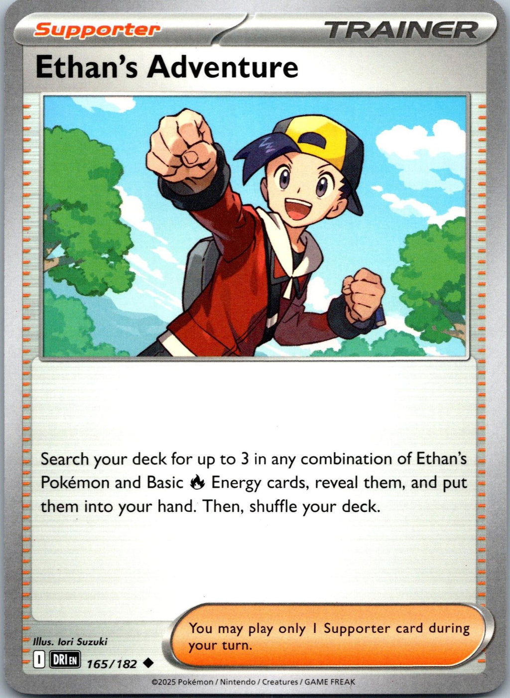 Ethan's Adventure 165/182 Uncommon Destined Rivals Pokemon Near Mint