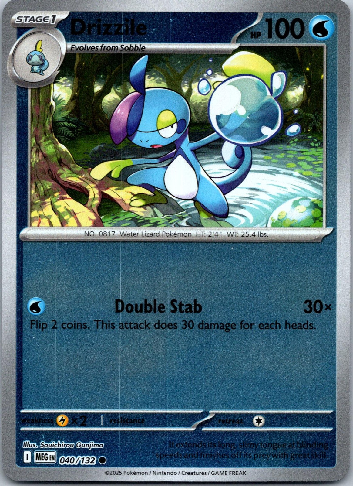 Drizzile 040/132 Common Mega Evolution Pokemon Near Mint