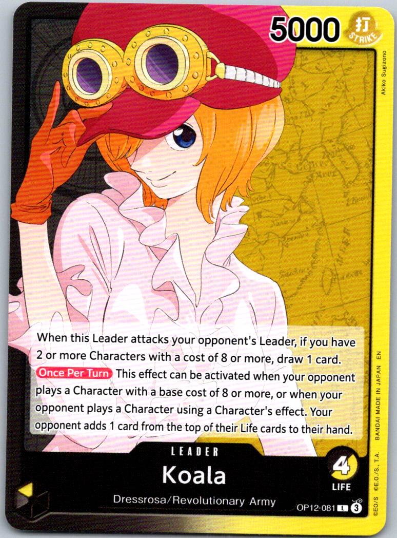 Koala (081) OP12-081 Leader Legacy of the Master One Piece Near Mint
