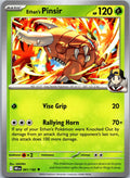 Ethan's Pinsir 001/182 Uncommon Destined Rivals Pokemon Near Mint
