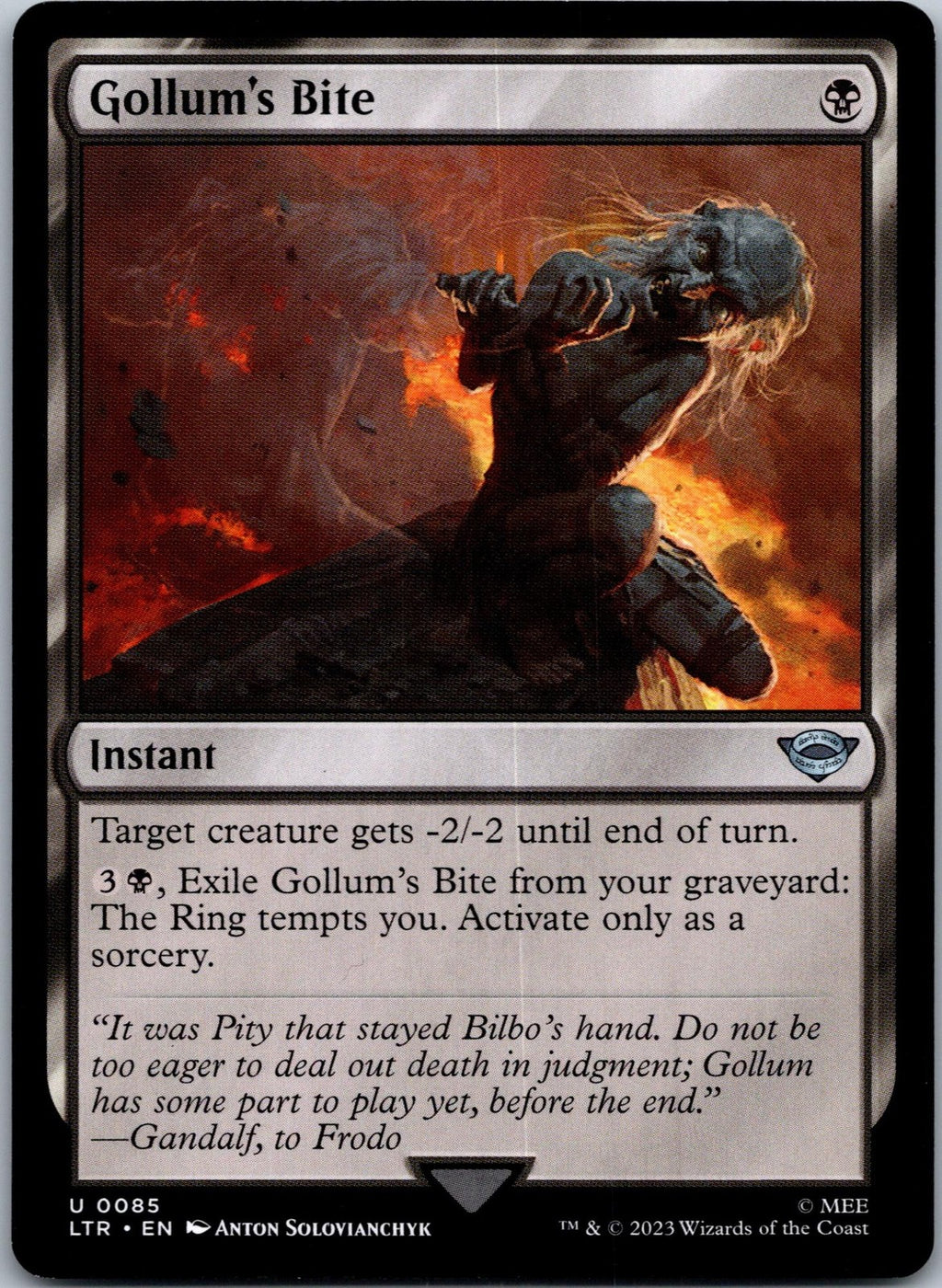 Gollum's Bite The Lord of the Rings: Magic: The Gathering NM