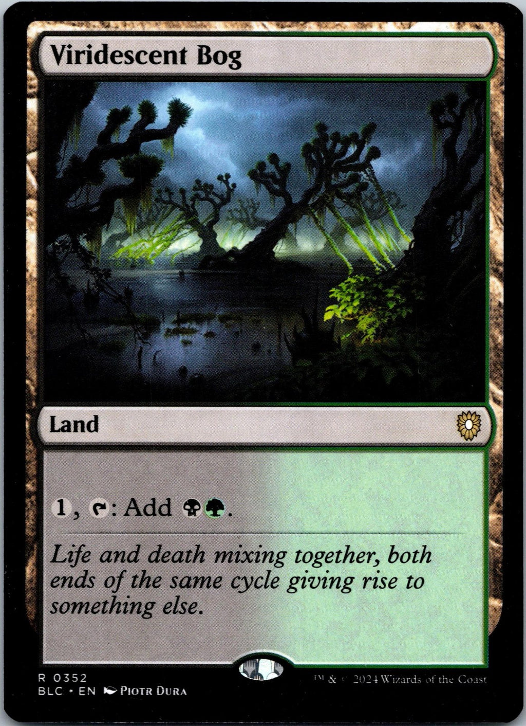 Viridescent Bog 352 Rare Commander: Bloomburrow Magic: The Gathering NM | HOKO