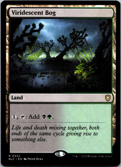 Viridescent Bog 352 Rare Commander: Bloomburrow Magic: The Gathering NM | HOKO