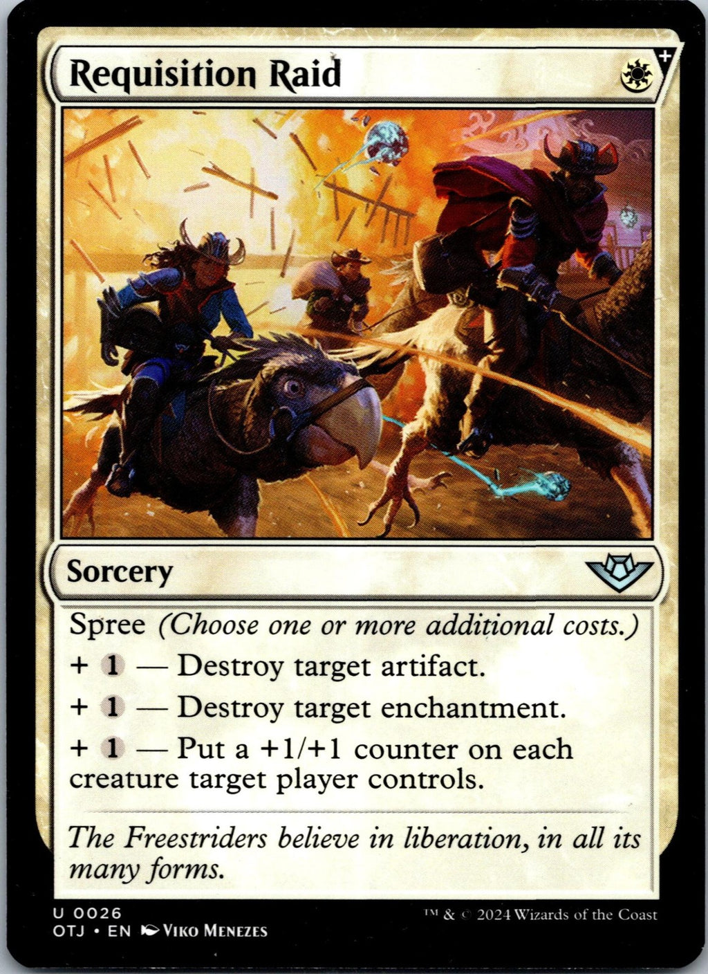 Requisition Raid 26 Uncommon Outlaws of Thunder Junction Magic: The Gathering NM