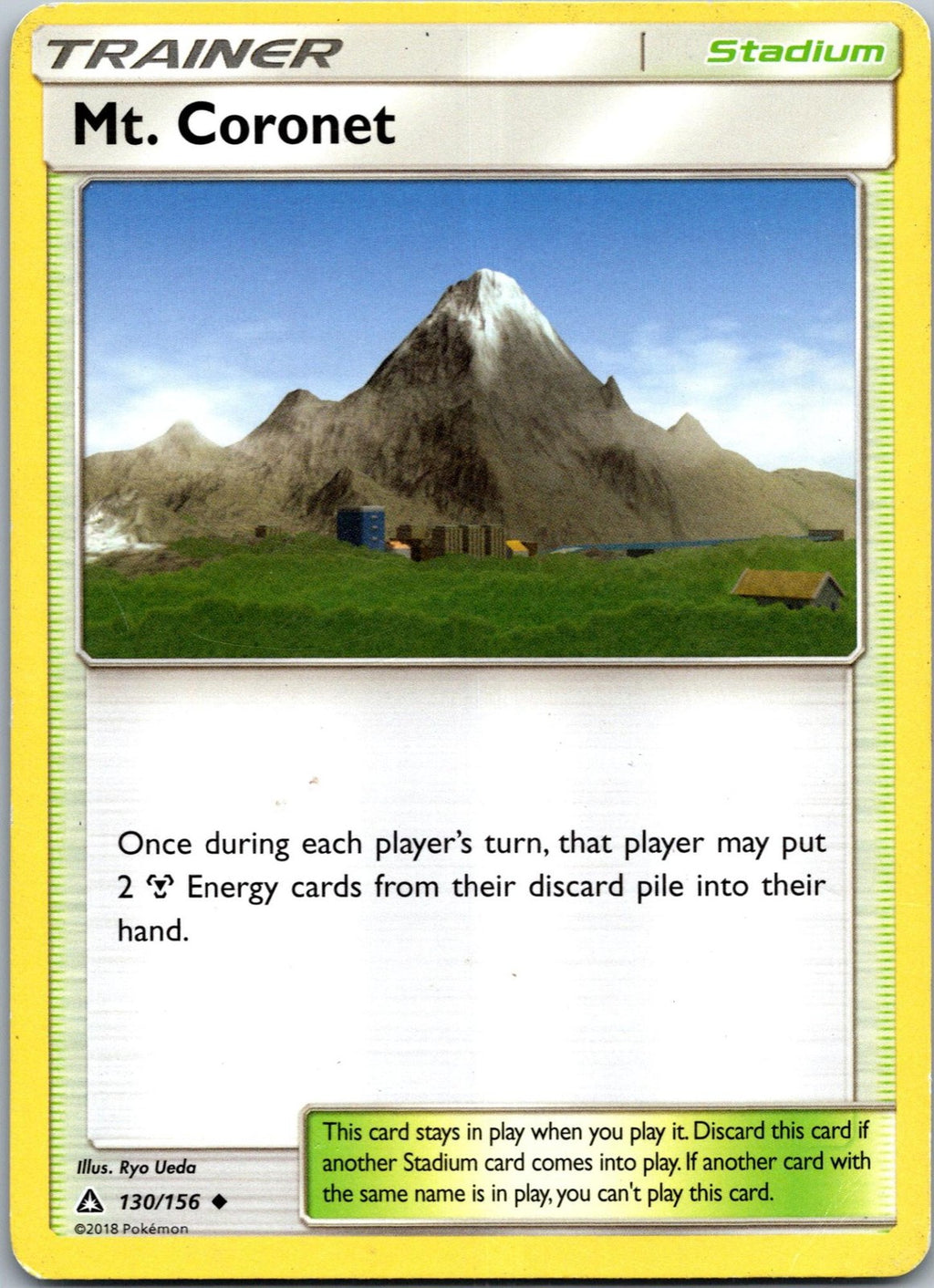 Mt. Coronet 130/156 Uncommon Ultra Prism Pokemon Near Mint