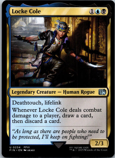 Locke Cole 234 Uncommon Final Fantasy Magic: The Gathering Near Mint | HOKO