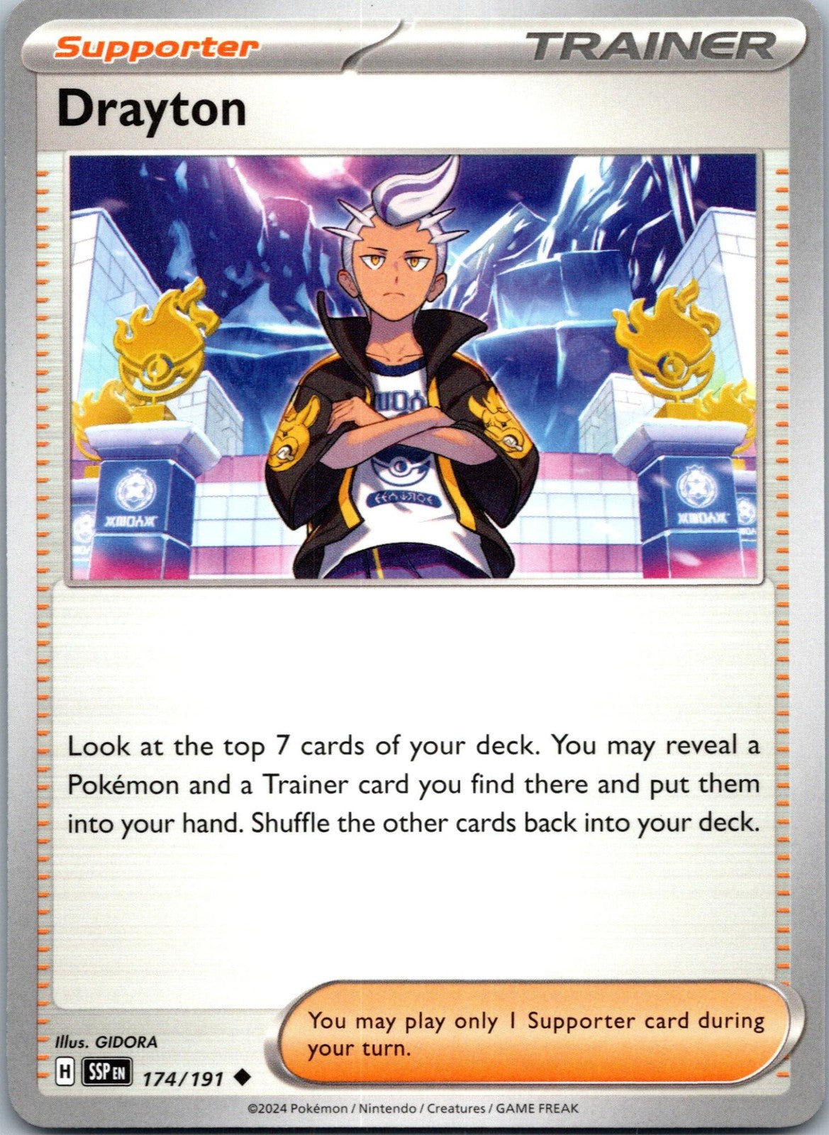 Drayton 174/191 Uncommon Surging Sparks Pokemon Near Mint