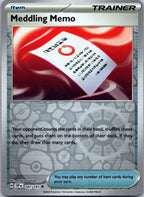 Meddling Memo 181/191 Uncommon Surging Sparks Pokemon Near Mint