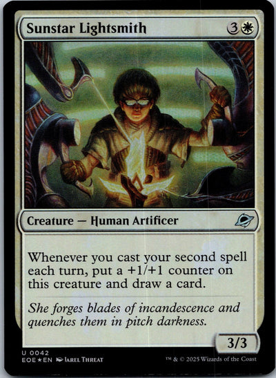 Sunstar Lightsmith 42 Uncommon Edge of Eternities Magic: The Gathering NM | HOKO