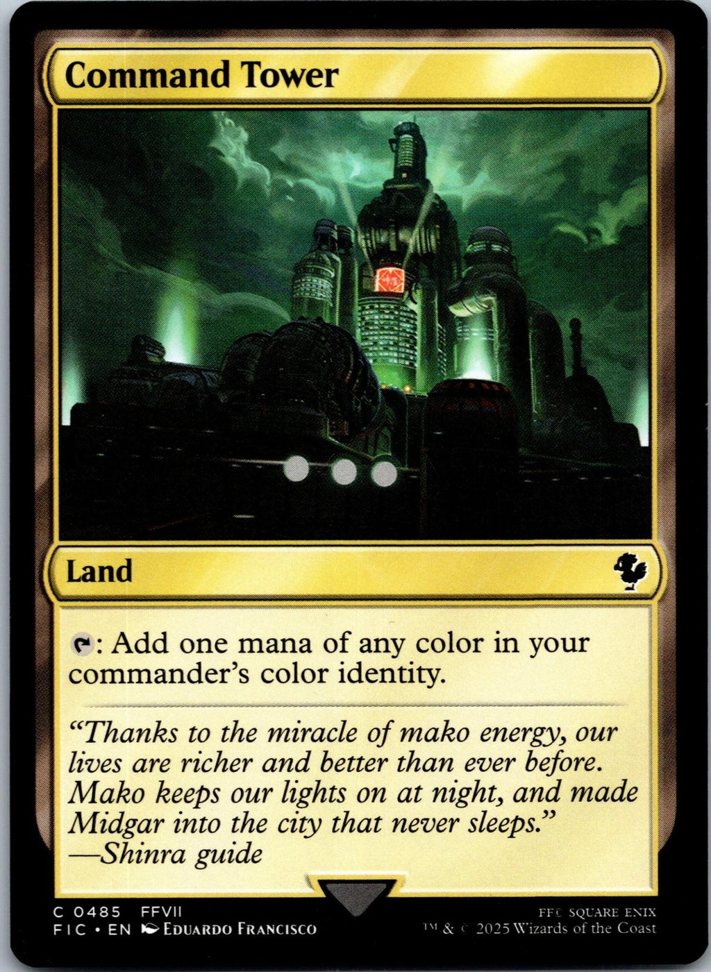 Command Tower 485 Commander: FINAL FANTASY Magic: The Gathering NM