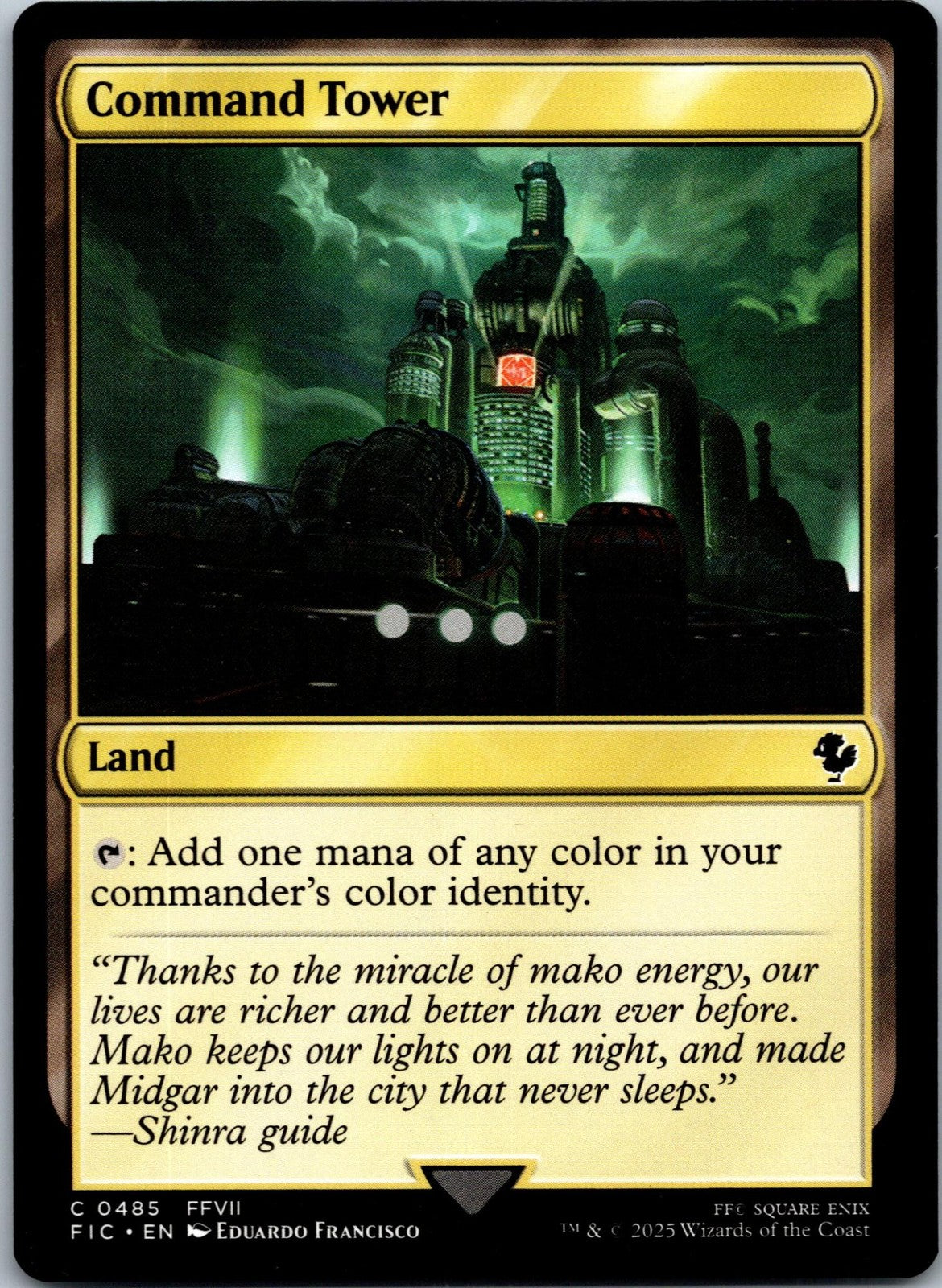 Command Tower 485 Commander: FINAL FANTASY Magic: The Gathering NM