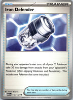 Iron Defender 118/132 Uncommon Mega Evolution Pokemon Near Mint