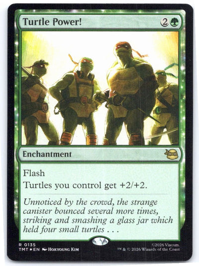 Turtle Power! 0135 Teenage Mutant Ninja Turtles Magic: The Gathering Foil NM