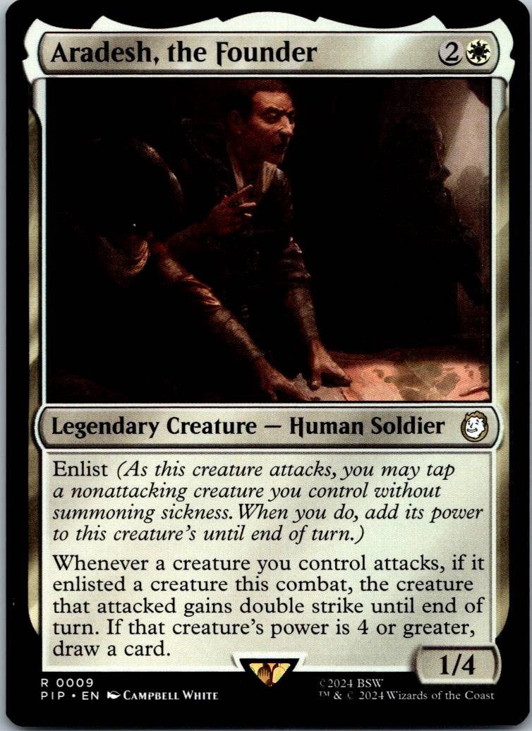 Aradesh, the Founder 9 Rare Universes Beyond: Fallout Magic: The Gathering NM