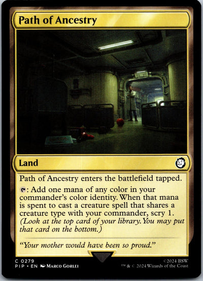 Path of Ancestry 279 Common Universes Beyond: Fallout Magic: The Gathering NM
