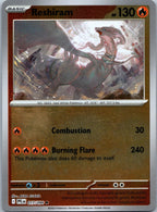 Reshiram 017/094 Rare Phantasmal Flames Pokemon Near Mint