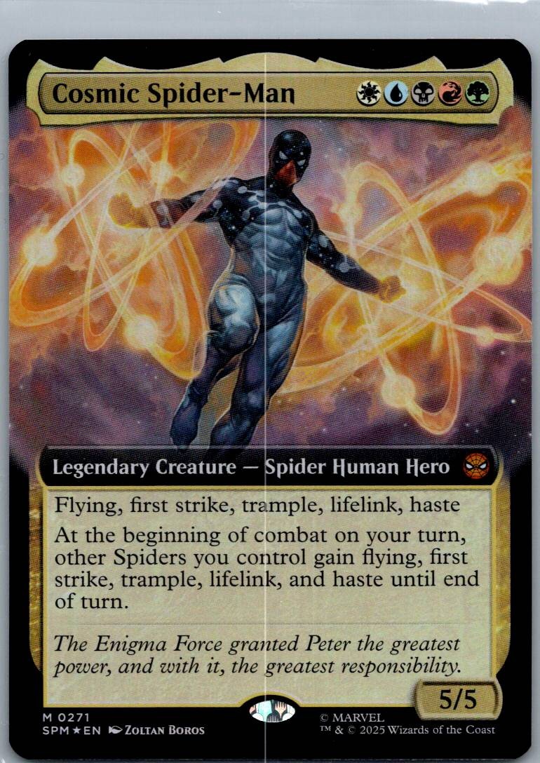 Cosmic Spider-Man (Ex Art) 271 Marvel's Spider-Man Magic: The Gathering NM foil