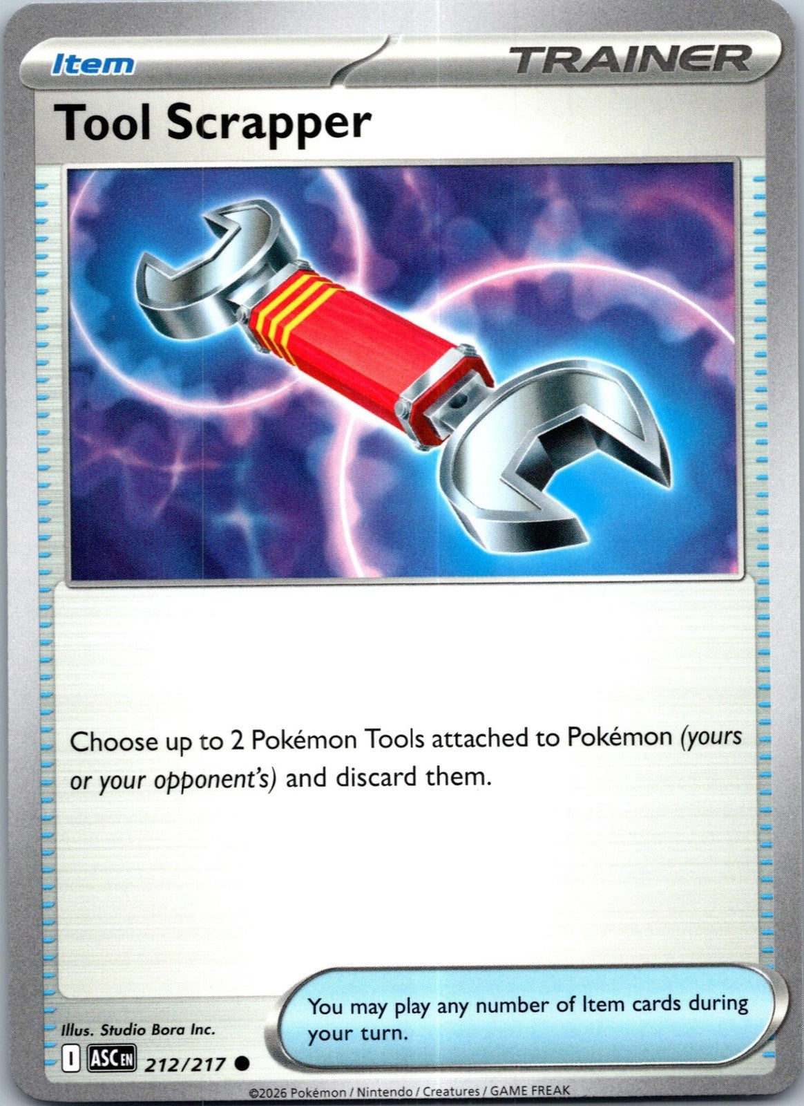 Tool Scrapper 212/217 Common ME: Ascended Heroes Pokemon Near Mint