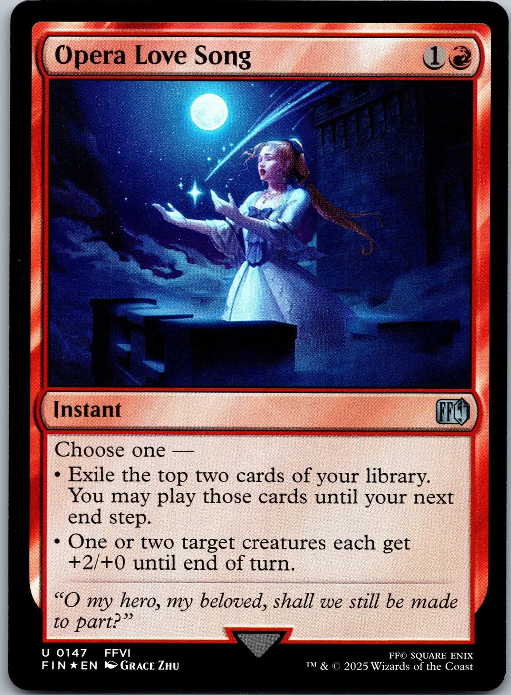 Opera Love Song 147 Uncommon Final Fantasy Magic: The Gathering Near Mint | HOKO