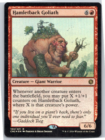 Hamletback Goliath 163 Conspiracy: Take the Crown Magic: The Gathering Foil NM