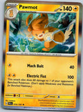Pawmot 076/193 Rare Paldea Evolved Pokemon Near Mint